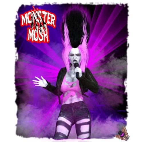 Monster Mosh Bride Of Frankie Singer Punk Variant - Men's Premium T-Shirt