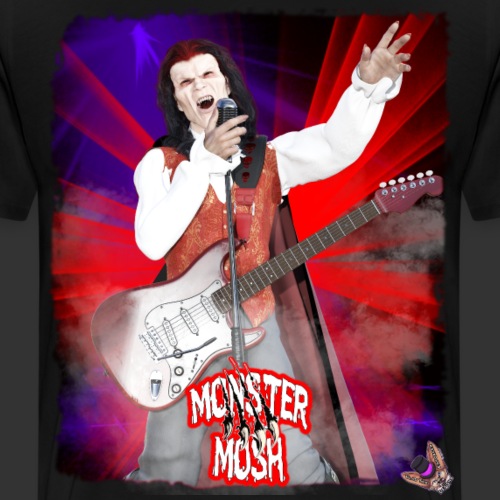 Monster Mosh Dracula Guitarist & Singer - Men's Premium T-Shirt