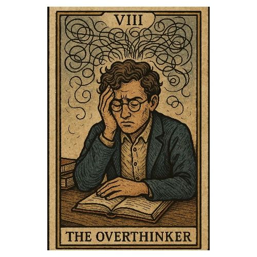 The Overthinker Tarot - Men's Premium T-Shirt