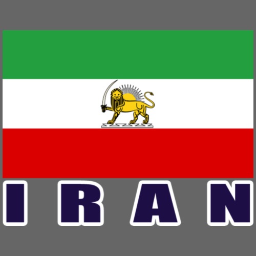 Flag of Iran, Orginal - Men's Premium T-Shirt