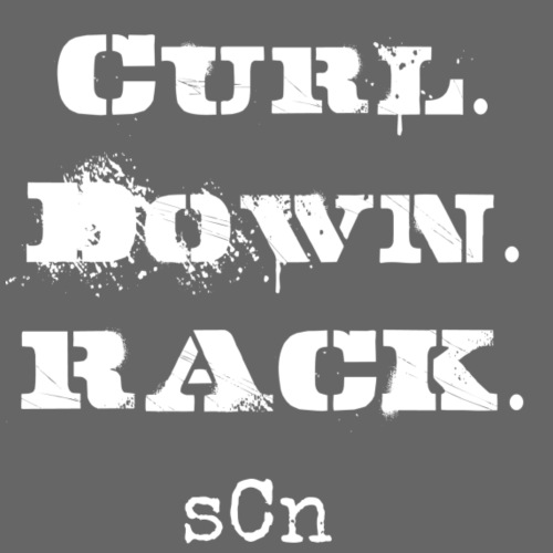 Curl Down Rack - Men's Premium T-Shirt