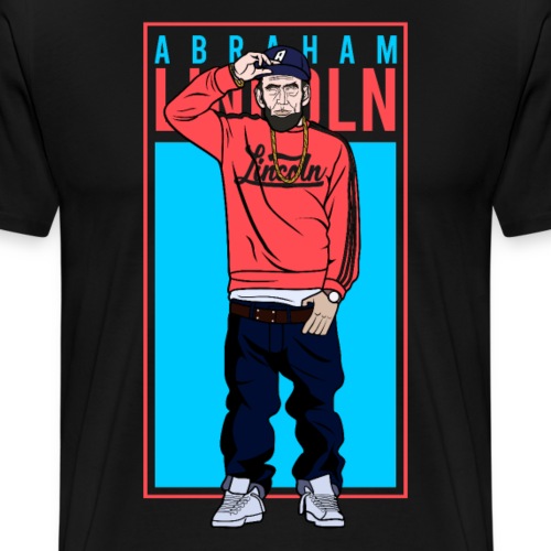 Abraham Lincoln Rap Star - Men's Premium T-Shirt