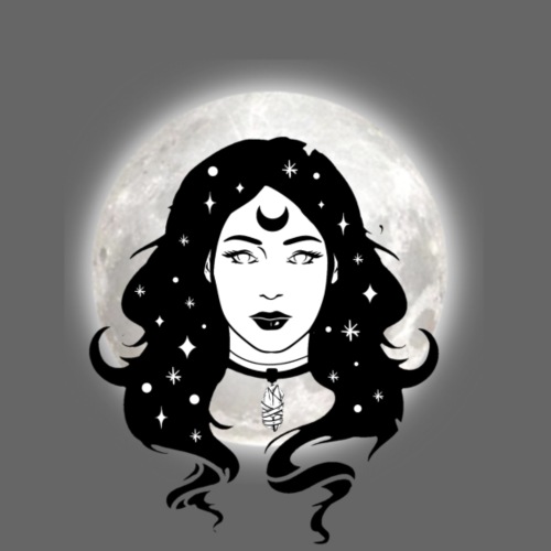 Mystical Moon Girl - Men's Premium T-Shirt