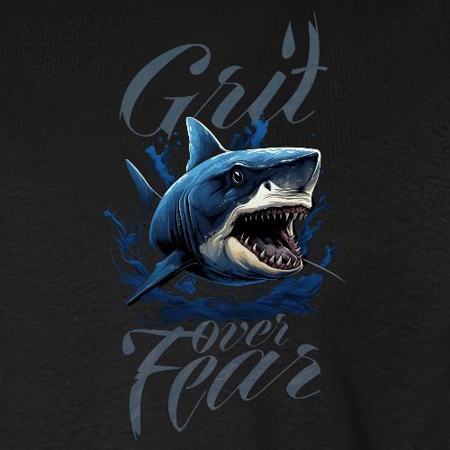 Grit over Fear - Men's Premium T-Shirt