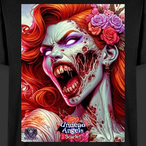 Undead Angels Scarlet Zombie Cupid (Z-003P) - Men's Premium T-Shirt
