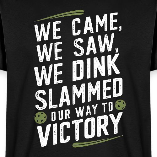 Dink Your Way to Victory! Funny Pickleball Design - Men's Premium T-Shirt