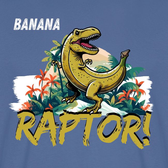 Funny Banana Raptor T-Rex Design