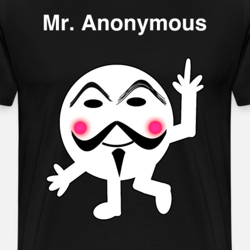 Mr Anonymous Protester - Men's Premium T-Shirt