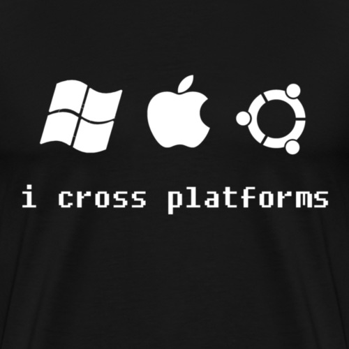i cross platforms - Men's Premium T-Shirt