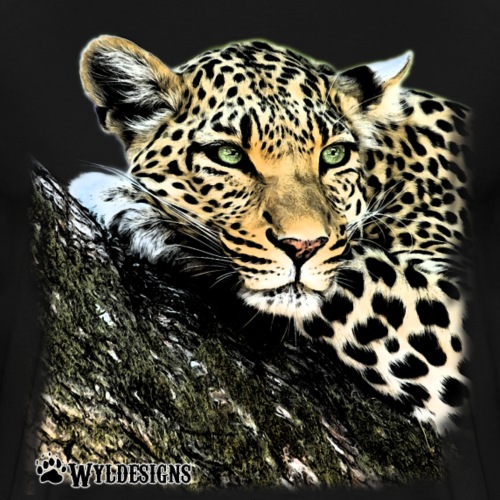 Leopard Cutout - Men's Premium T-Shirt