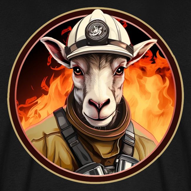 Goats Firefighter / fireman goat