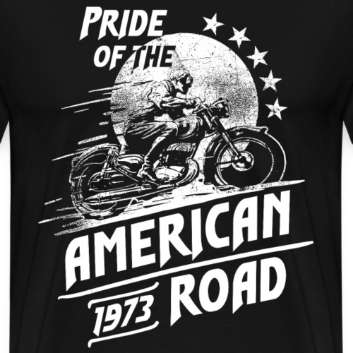 Motorcycle American Pride - Men's Premium T-Shirt