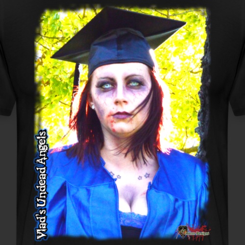Live Undead Angels: Zombie Graduate - Men's Premium T-Shirt