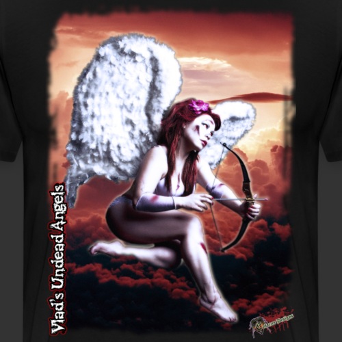 Live Undead Angels: Zombie Cupid Scarlet 2 - Men's Premium T-Shirt