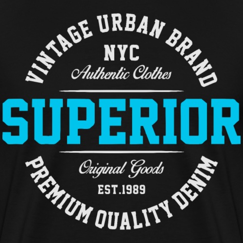 superior urban wear denim - Men's Premium T-Shirt