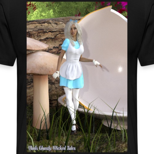 Alice Giant Tea Cup Full - Men's Premium T-Shirt