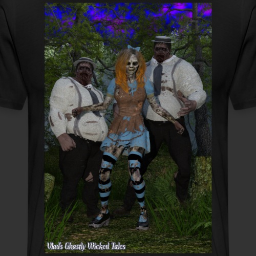 Alice Undead with ZomDee & ZomDum - Men's Premium T-Shirt