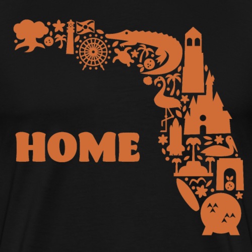 Home-Orange - Men's Premium T-Shirt