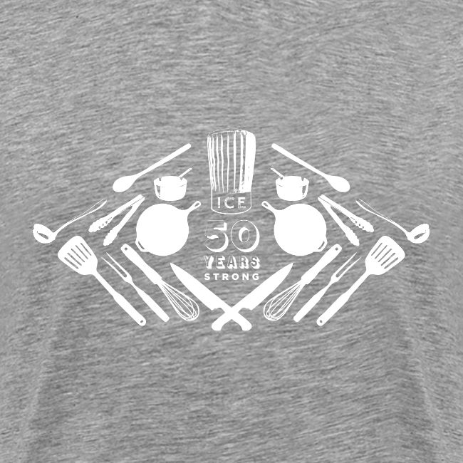 50th Anniversary Utensils - White Font