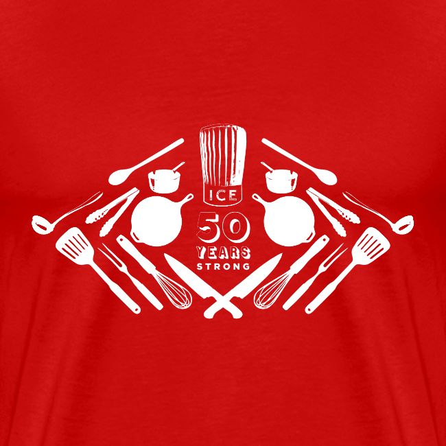 50th Anniversary Utensils - White Font