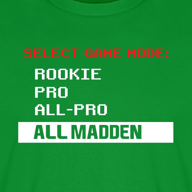 ALL MADDEN (GAME VERSION)