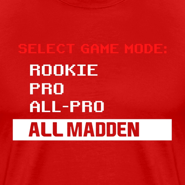 ALL MADDEN (GAME VERSION)