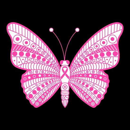 clipart papillon ruban rose