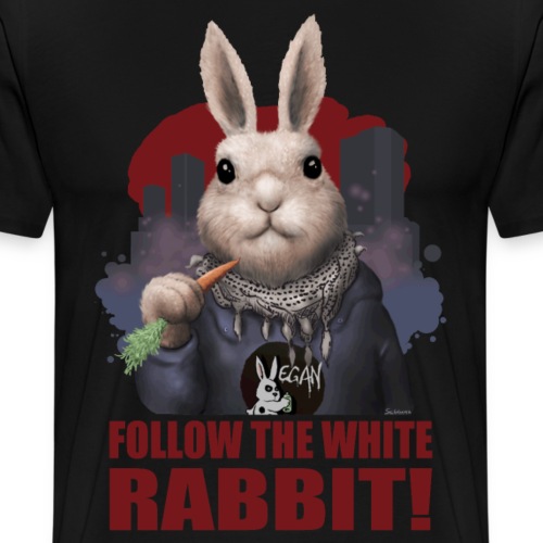 Follow the white Rabbit - Men's Premium T-Shirt