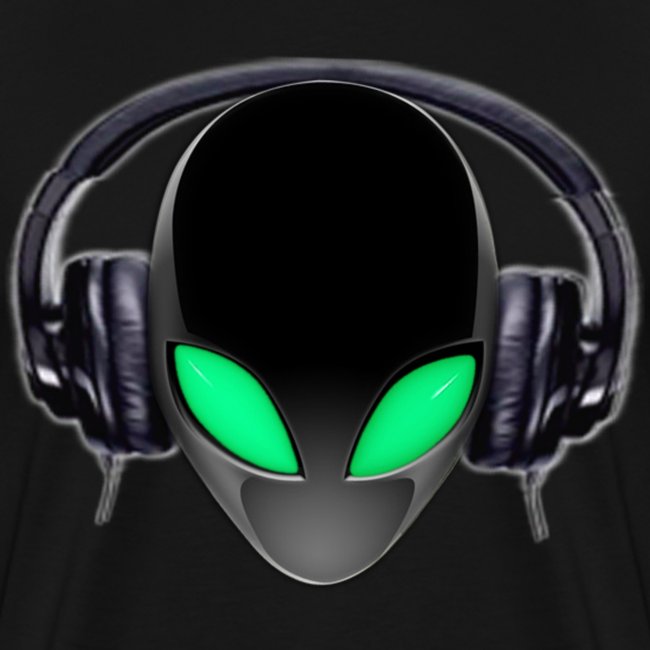Alien Music Lover DJ (Simplified Fit All Design)