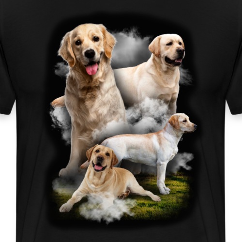Labrador Collage - Men's Premium T-Shirt