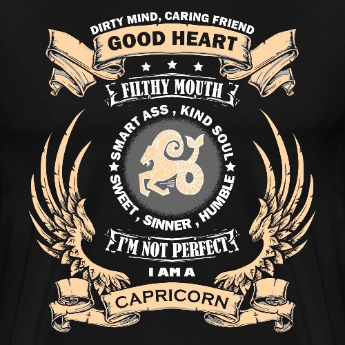 Zodiac Sign - Capricorn - Men's Premium T-Shirt