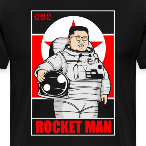 Rocket Man Astronaut Kim - Men's Premium T-Shirt