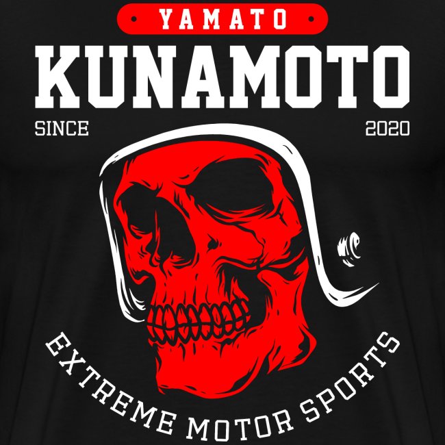 japan motor sports skull