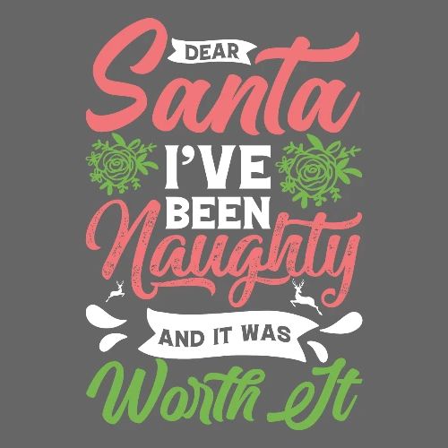 Dear Santa I Have Been Naughty and it was Worth It - Men's Premium T-Shirt