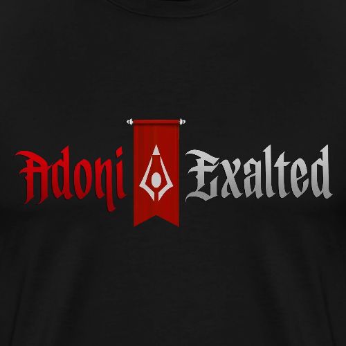 Adoni Exalted Logo - Men's Premium T-Shirt
