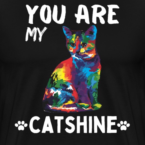 You Are My Catshine, Cat Owners Lovers - Men's Premium T-Shirt