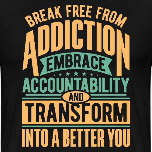 Break free from addiction - Men's Premium T-Shirt