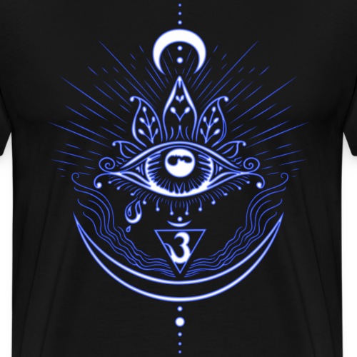 The Third Eye Chakra Symbol - Men's Premium T-Shirt