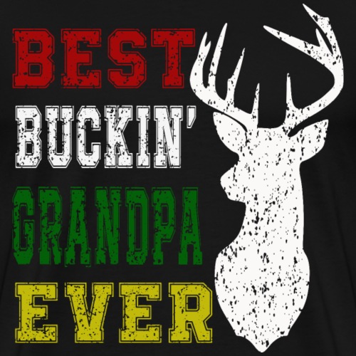 Best Buckin Grandpa Ever - Men's Premium T-Shirt