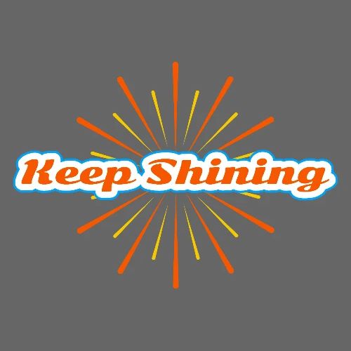 Keep Shining: Radiant Energy Design - Men's Premium T-Shirt