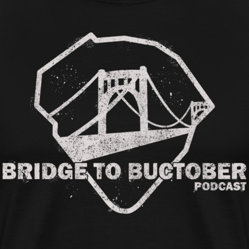 Bridge to Buctober Logo White - Men's Premium T-Shirt
