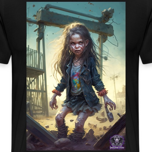 Zombie Kid Playground G03: Zombies Everyday Life - Men's Premium T-Shirt