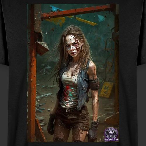 Zombie Kid Playground G04: Zombies Everyday Life - Men's Premium T-Shirt