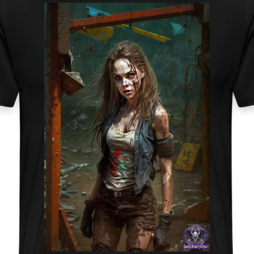 Zombie Kid Playground G04: Zombies Everyday Life - Men's Premium T-Shirt