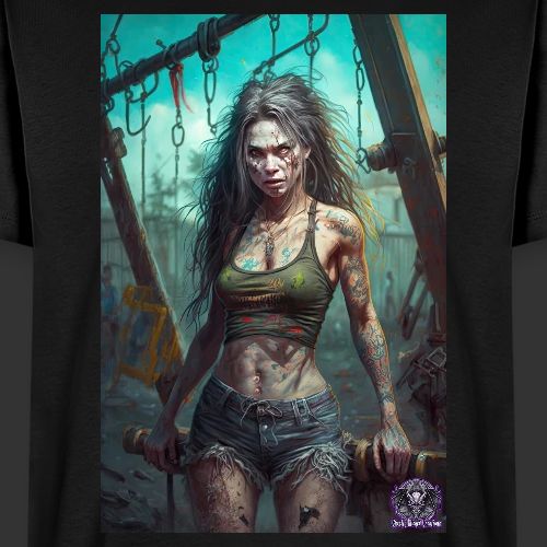 Zombie Kid Playground G07: Zombies Everyday Life - Men's Premium T-Shirt