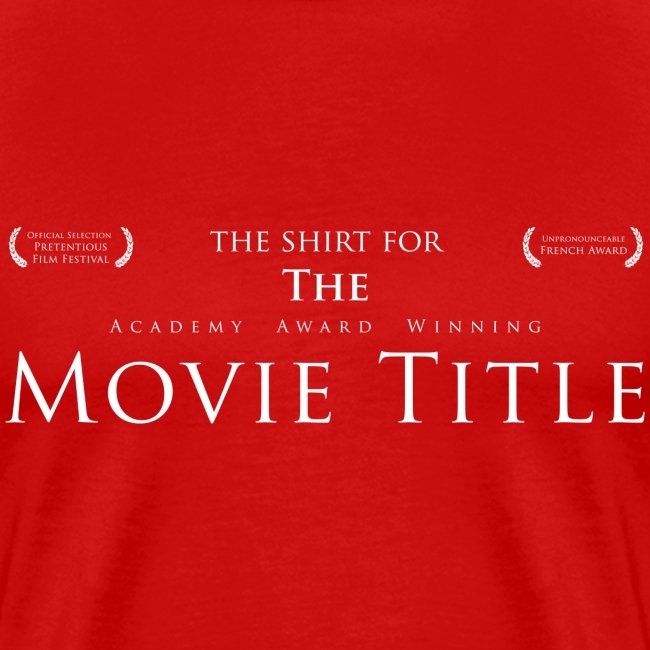 The Shirt For The Academy Award Winning Movie