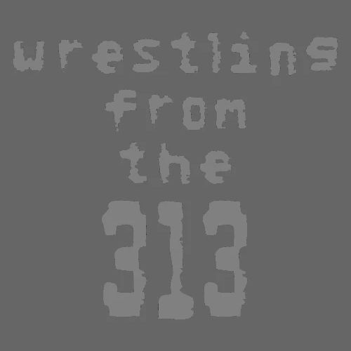 Wrestling from the 313 (Grey) - Men's Premium T-Shirt