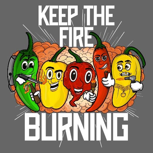 keep the fire burning - Men's Premium T-Shirt