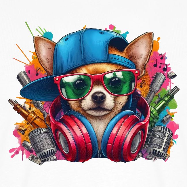 CHIHUAHUA WEARING SUNGLASSES