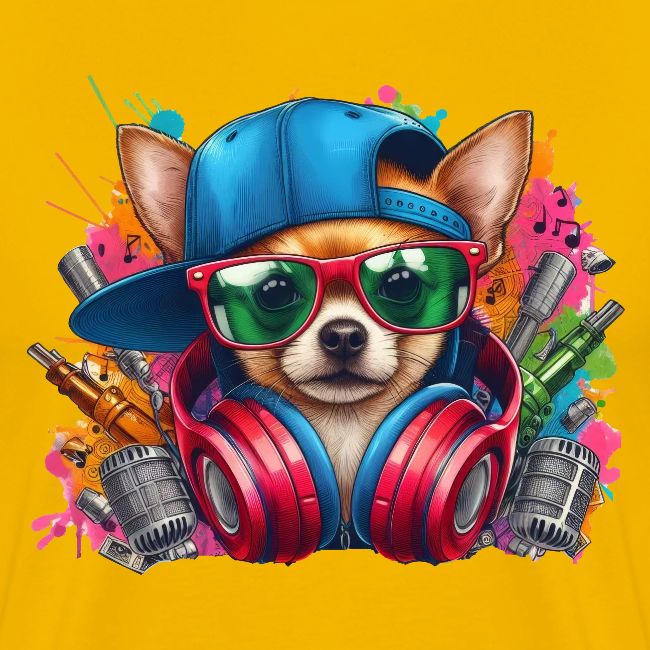 CHIHUAHUA WEARING SUNGLASSES